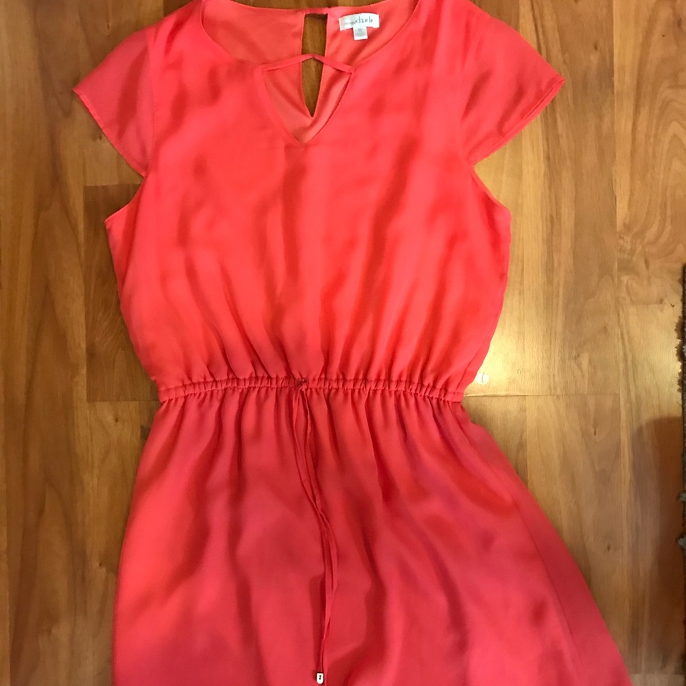 Charmin Charlie’s sweet orange dress